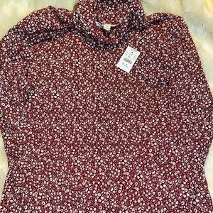 NWT J.Crew Turtle Neck Shirt